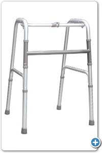 Andadera 10202
Estructura de aluminio.
Sitema de plegado en parte delantera con 1 botón frontal.
Sistema ajustable a 8 alturas.
Regatones antiderrapantes.
Soporta 110 kg.
