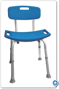 Estructura de aluminio, totalmente desarmable.
Respaldo y asiento de plástico, encolores azul, verde o amarillo.
Asiento contorneado de alta densidad, con orificios para el rápido drenado.
Ajustable a 5 alturas.
Regatones antiderrapantes.
Soporta 110 kg.
